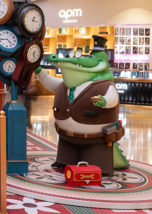 OSC x PP Fibreglass figure - Clarence the Crocodile